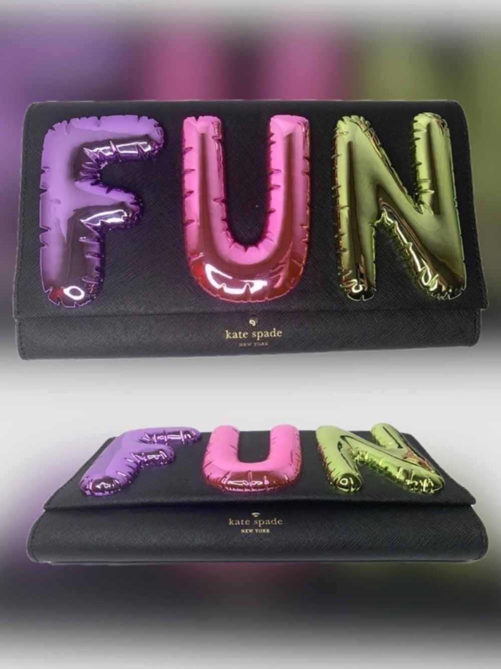 Kate Spade ♠️ FUN Clutch Rare Balloon 🎈 Bag